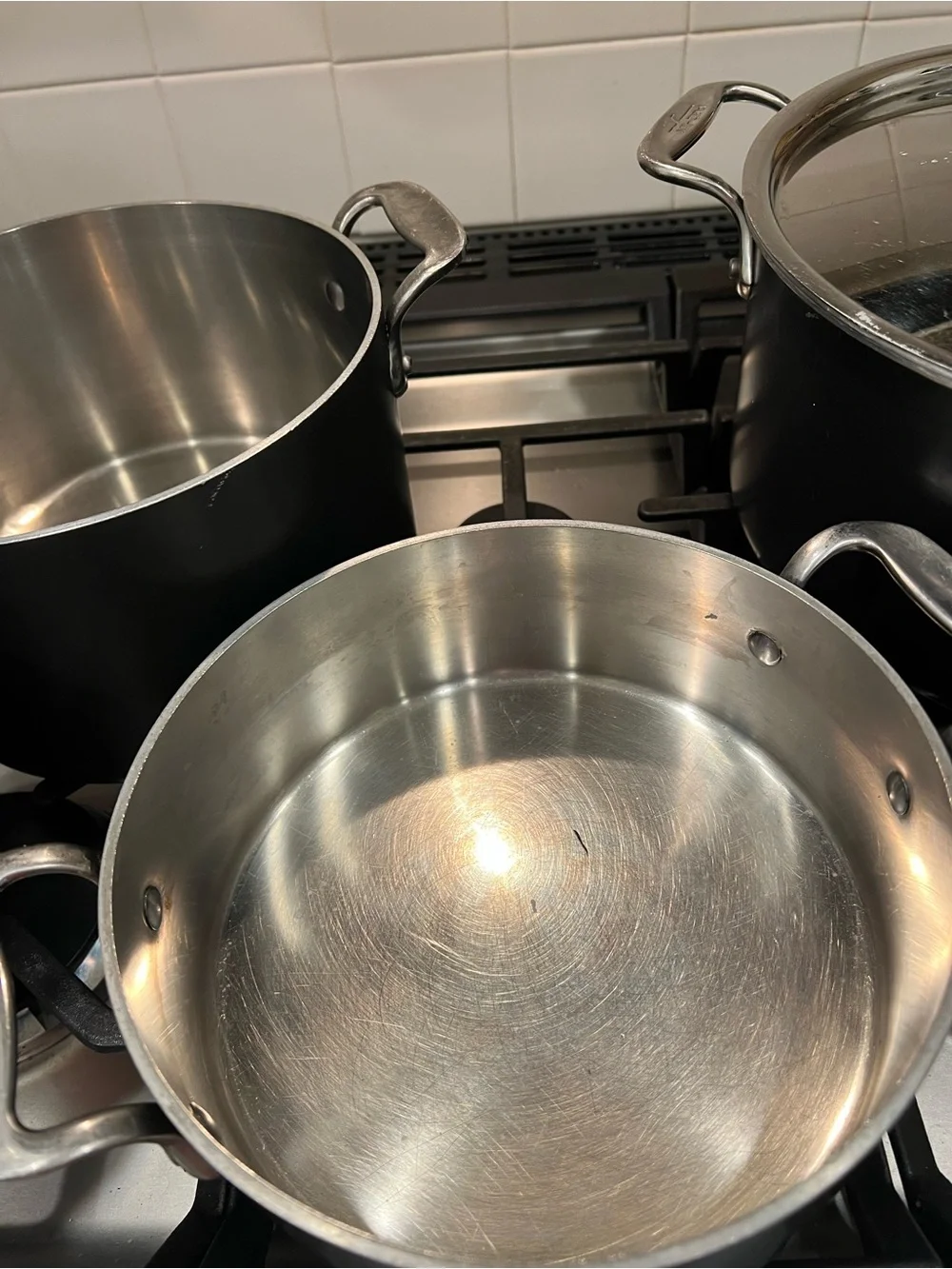 All-Clad LTD Cookware Set – 4 Pots/Pans with Lids – Made in USA